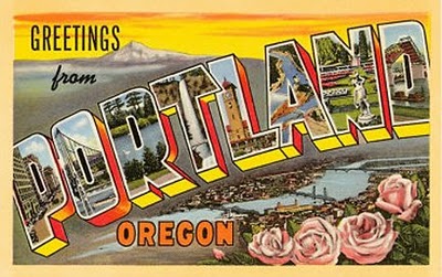 portland+postcard